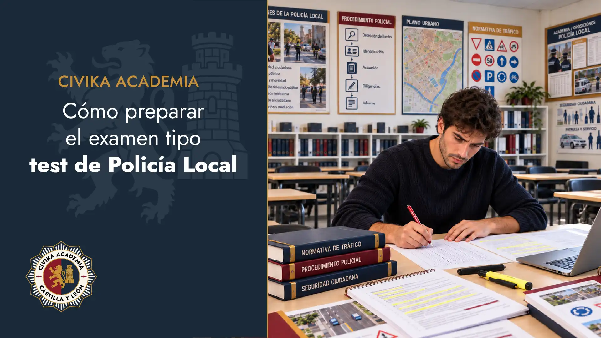 Cómo preparar el examen tipo test de Policía Local